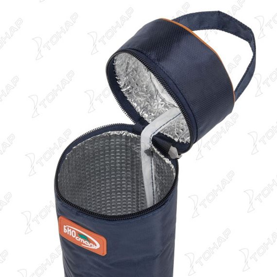 Термос 'BIOSTAL-АВТО' с узкой горл. и прям. кр., с термочехлом, 1,2л. (NBP-1200-1) Biostal