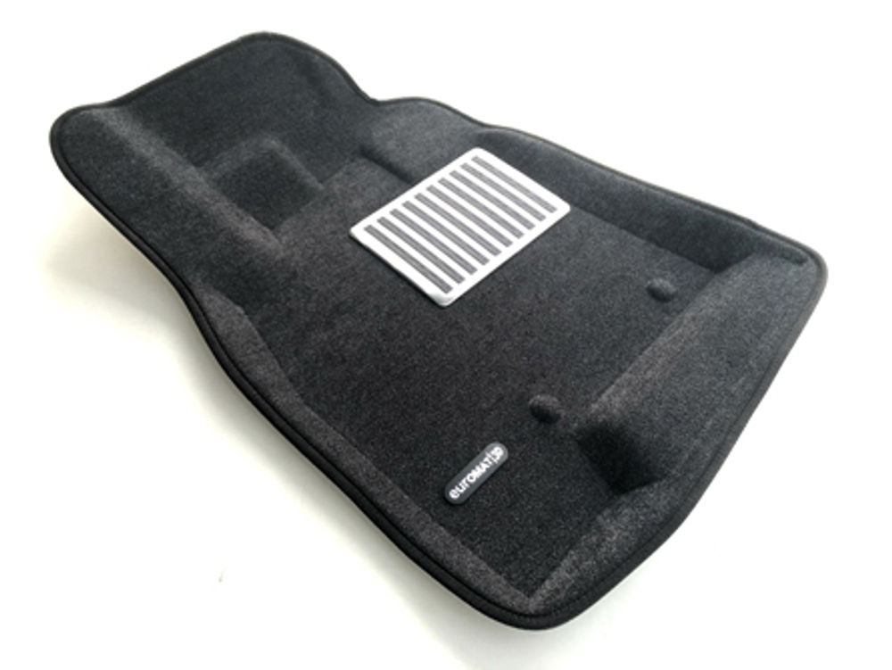 Коврики салона для MITSUBISHI Pajero IV (2006-2019) Euromat 3D Lux серые. Арт. EM3D-003610G
