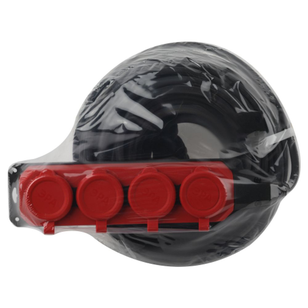 Удлинитель силовой ЭРА UK-4e-3x1,5-40m-IP44(KG) с заземлением 4 розетки каучук 40м КГ 3х1,5мм2 IP44 | Силовые удлинители