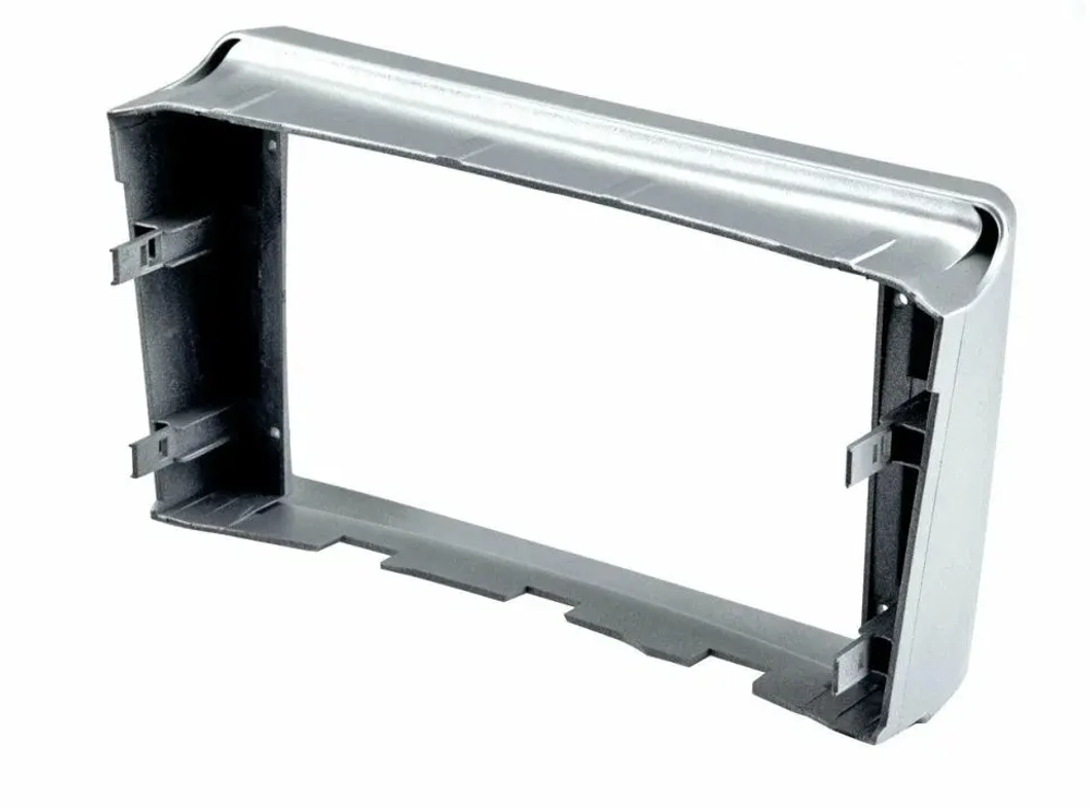 Комплект рамки с разъёмами 9" Toyota Avensis 250 2003-2008 серебро - Car-Smart 9556S