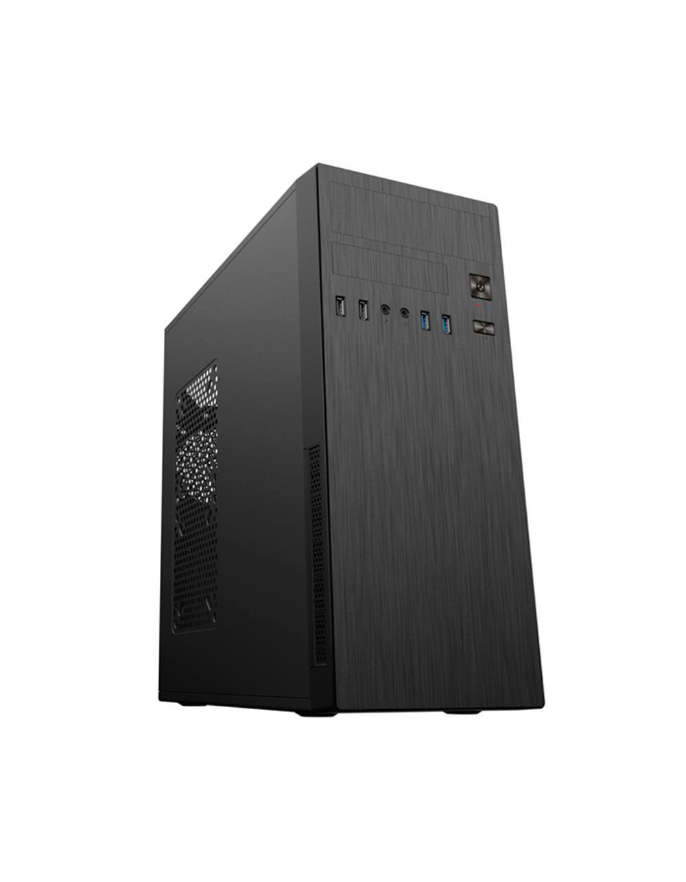 MidiTower Powerman DA812BK Black PM-500ATX-F 2*USB 2.0+2*USB 3.0 Audio ATX