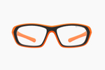 Спортивные очки с диоптриями Demetz Softness R / Orange / Black Colorless Cat.0