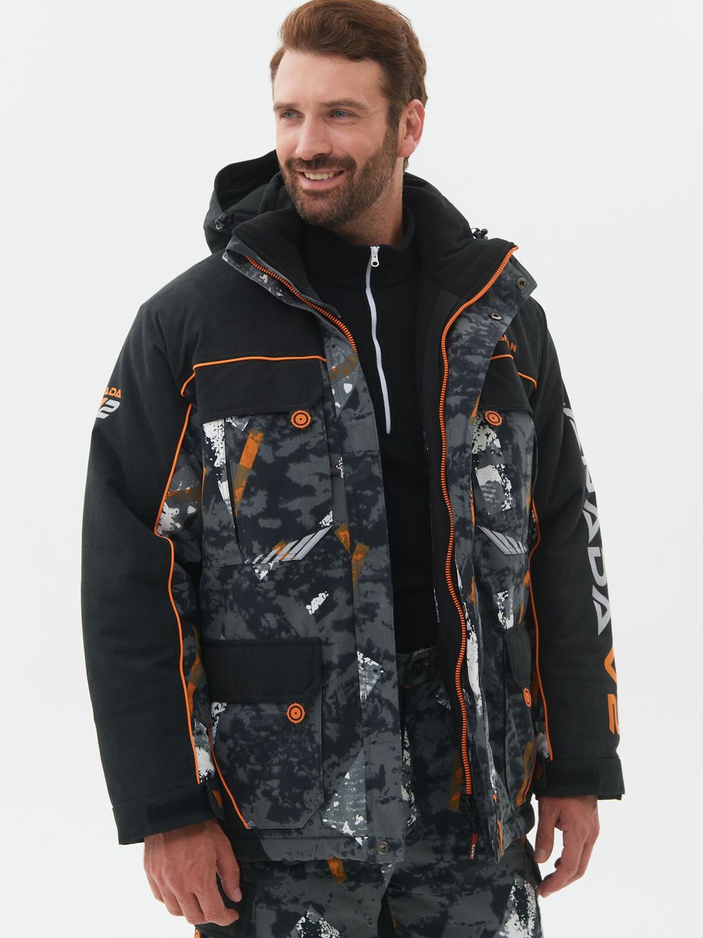 Костюм зимний Канада V-2 ткань Исландия цвет КМФ192/Черный