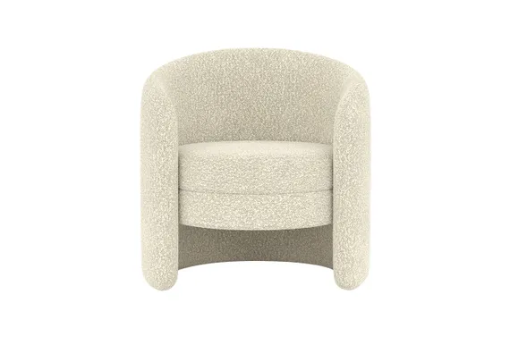 Кресло Ellipse E7.4 (молочный, букле)