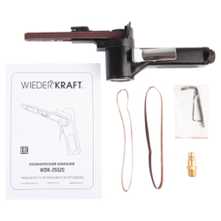 WDK-25520 Пневматическая ленточная шлифовальная машинка 10x330 мм, 18000 об/мин.