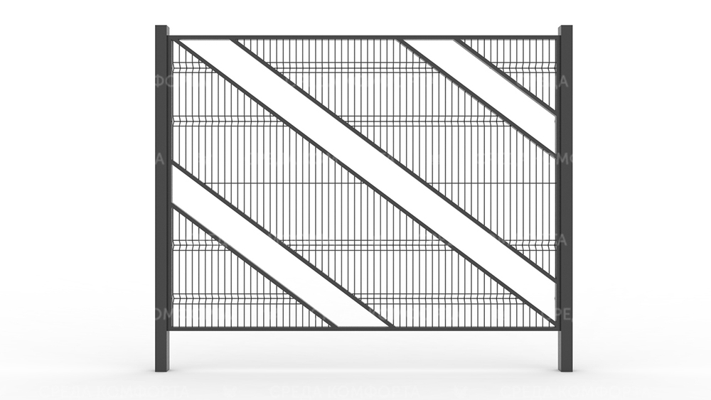 Забор 3Д ZBR0075