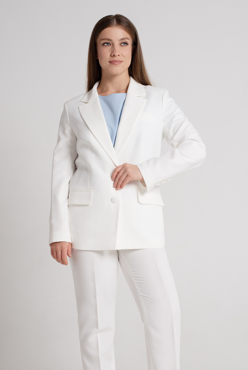 Жакет женский 3561зпб, белый #511Бел043561зпб