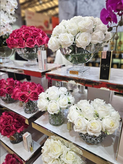 Букет роз ароматизированный и 2 спрея по 10мл Cote Noire Herringbone Clear Magenta ярко-розовый