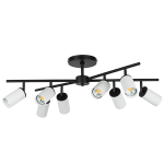 LR728368 Люстра RULLO 8х50W GU10 ЧЕРНЫЙ/БЕЛЫЙ (571728+214436-8)