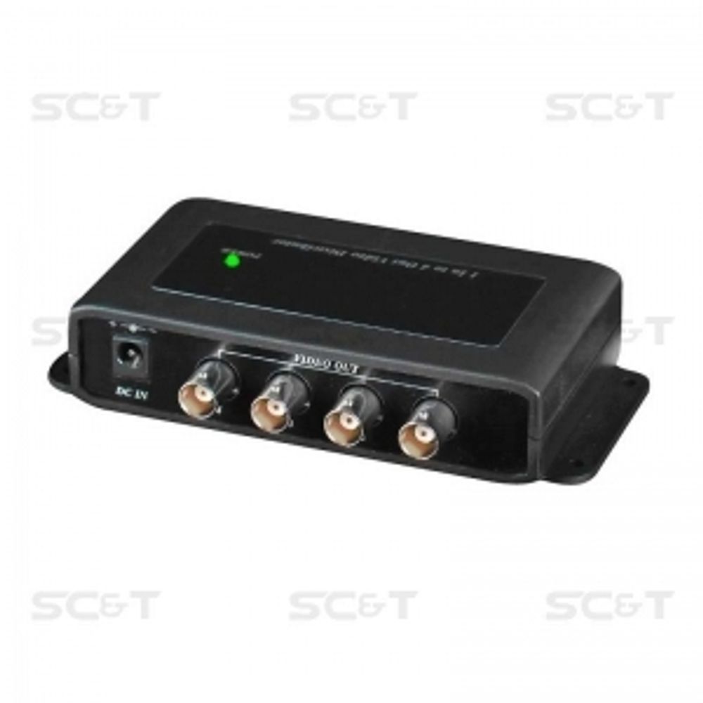 SC&amp;T CD104HD Усилитель-разветвитель видеосигнала HDCVI/HDTVI/AHD