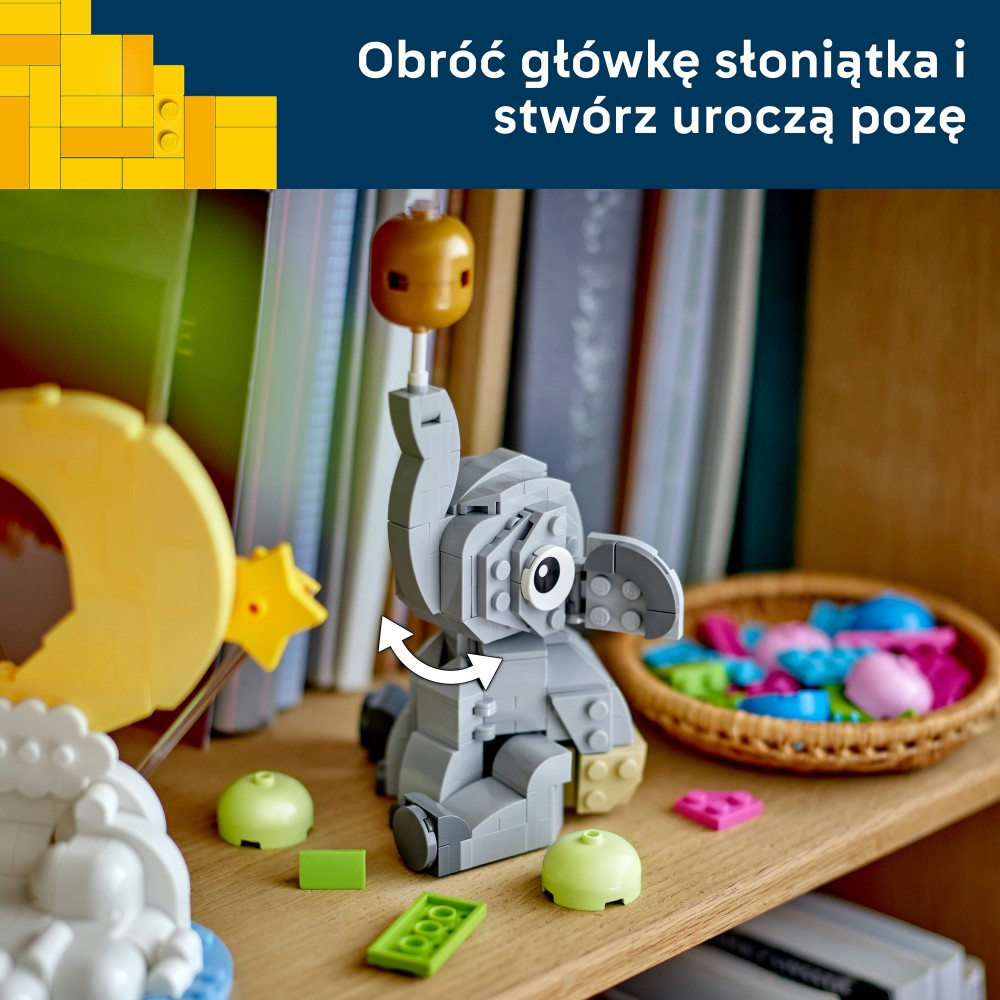 Конструктор LEGO ICONIC 40814 Слонёнок в небе — фото 8