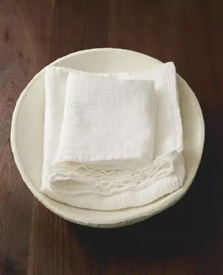 ZARA HOME ЛЬНЯНОЕ ПОЛОТЕНЦЕ, БЕЛЫЙ