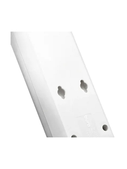 BURO Сетевой фильтр, 6 розеток, 5 метров, (600SH-5-W), белый (коробка) {992275}