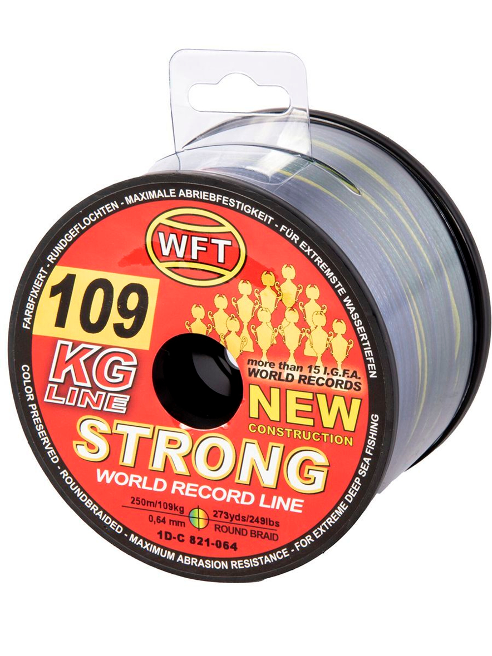 Шнур плетёный WFT KG STRONG Multicolor 300/025