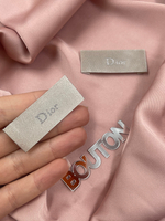 Бирка Ди песочного цвета 51х20 мм