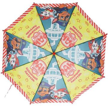 Зонт детский Щенячий Патруль r-45см, ткань, полуавтомат ИГРАЕМ ВМЕСТЕ