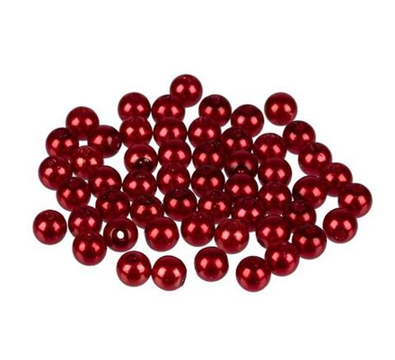 Бусина "Zlatka" пластик №09, 6 мм 50 шт