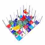 Детский уличный игровой лабиринт с крышей «Волшебный Берег» 8,61×6,15×5,2 м