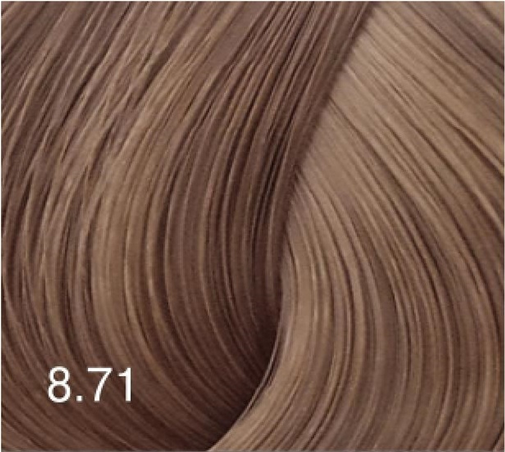 8.71 светло-русый коричнево-пепельный, крем-краска для волос Bouticle/ Expert Color 100ml