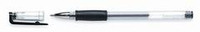 Ручка гел. COMFORT 0,70 мм черный резин.грип