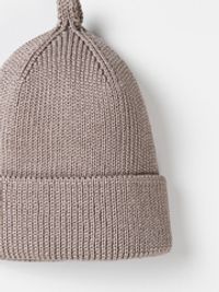 Шапка хлопковая с отворотом "Кокос" 0+