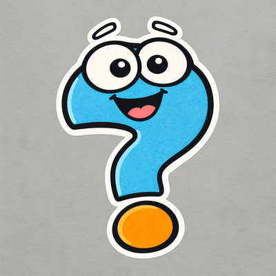 Вопрос (2Д) - декор для фотосессий