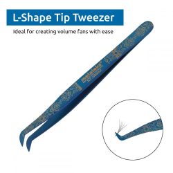 *Набор пинцетов для ресниц 2шт в коробке Metaleks