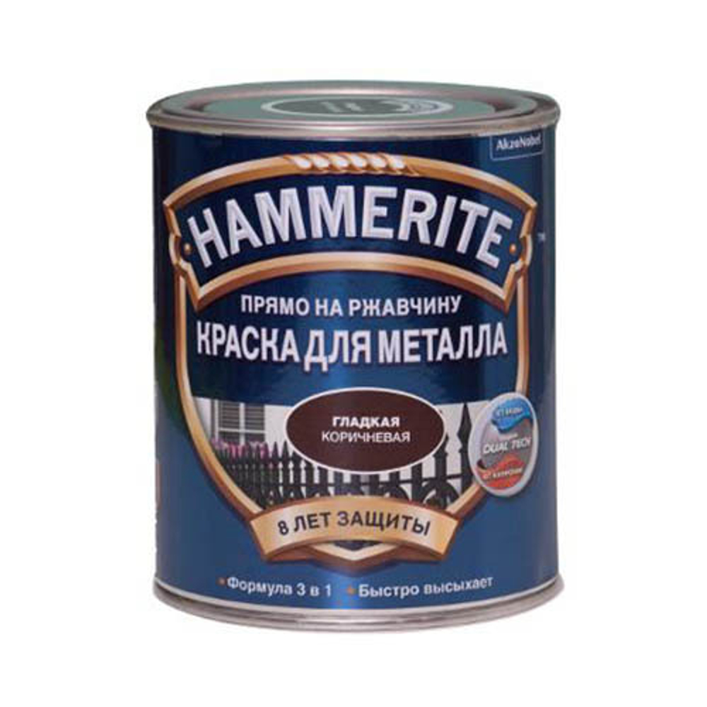 ХАММЕРАЙТ краска 0,75 л коричневый