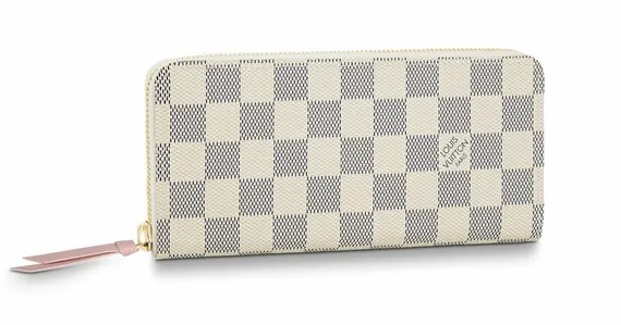 Кошелек Louis Vuitton Clemence белый/светло-розовый