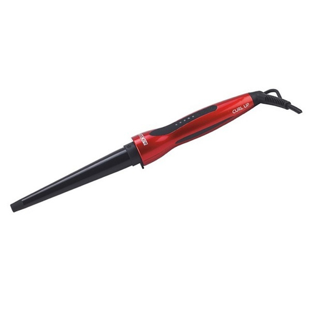 Плойка для волос конусная красная 19-32мм Dewal Curl Up