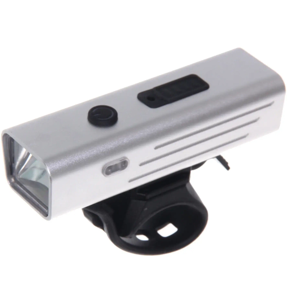 Фонарь велосипедный, передний West Biking YP0701416 Silver (аккум. 1800 mAh, Tape-C)