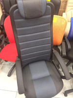 Кресло Элегант L5 сетка тем серая Пиастра п.Директор