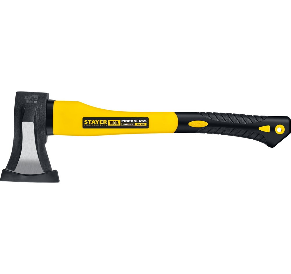 STAYER FIBERGLASS, 1000/1500 г, 380 мм, кованый топор-колун, Professional (20623-10)