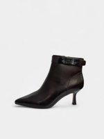 Ботильоны в темно-шоколадном цвете