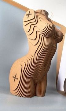 Дизайнерский декор из дерева 01-22 ( by Delightful )