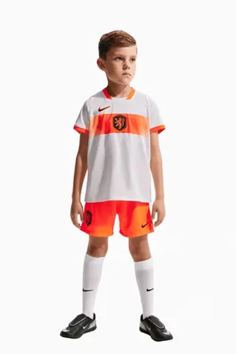 Футбольная форма Nike Netherlands 2026 Away Stadium Little Kids - белый