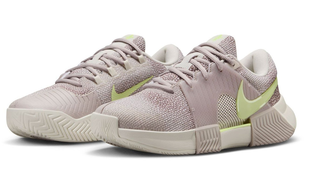 Женские Кроссовки теннисные Nike Zoom GP Challenge 1 Premium - phantom/barely volt/platinum violet