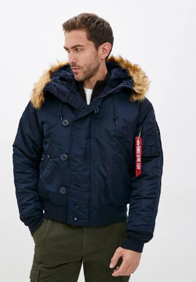 Куртка Мужская Alpha N-2B Flight Jacket (т.синяя - r.blue)