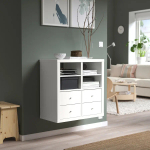 Книжный шкаф - IKEA KALLAX/КАЛЛАКС ИКЕА, 77х39х77 см, белый