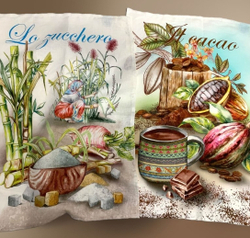 Кухонное полотенце 52х72см Servalli Cacao какао