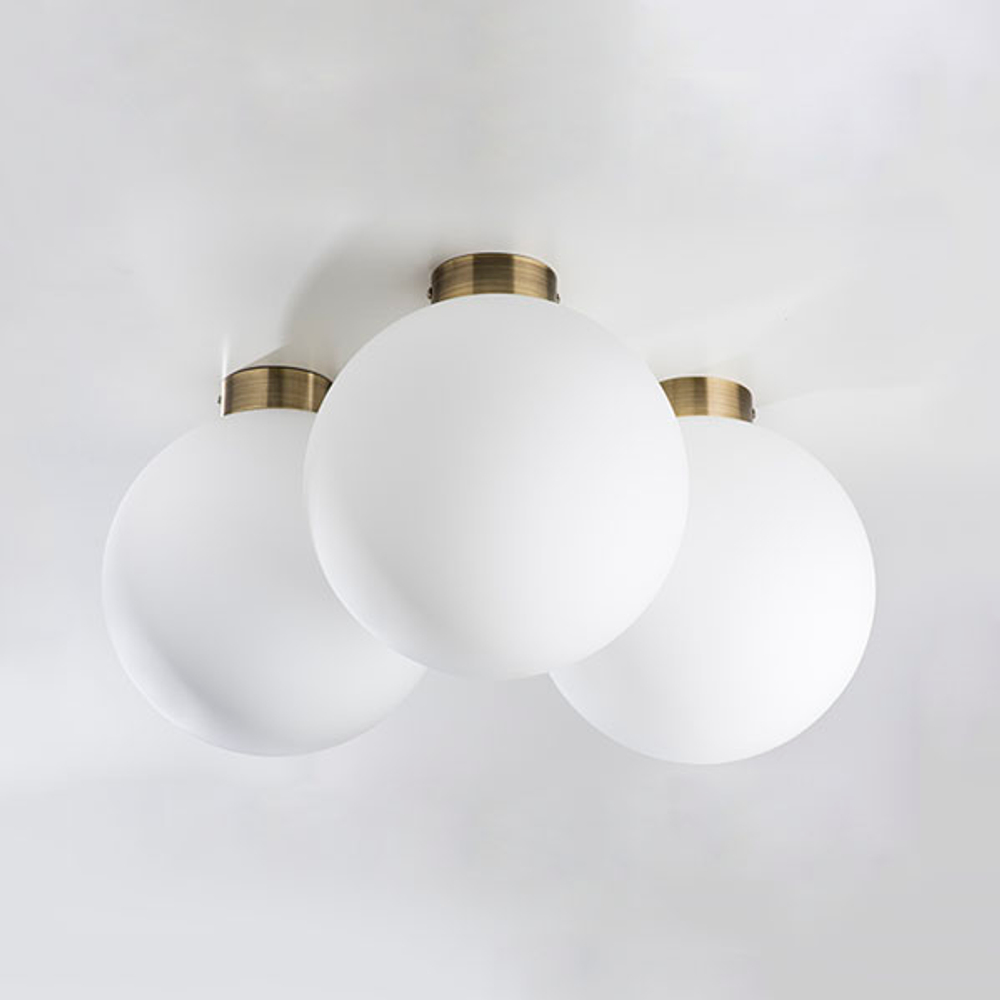 812031 Люстра GLOBO 1х40W E14 БРОНЗА/БЕЛЫЙ