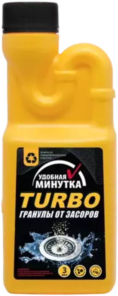 Удобная минутка ОТ ЗАСОРОВ TURBO ГРАНУЛЫ 600мл*12