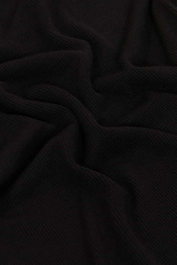 Майка с круглым вырезом из вискозы GENTLE Чёрный