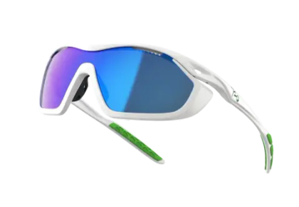 Спортивные очки 720armour Analog Pro / Glossy White / Matte White Gasket / Smoke Full Blue Ti Lens