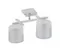 06593B/2 WHITE+CHROME (4) Люстра (RL)