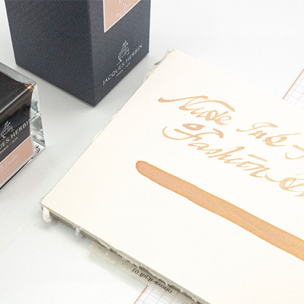 Чернила во флаконе Herbin Prestige 50 мл Nude розовый (13240JT) 5