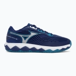 Теннисные кроссовки Mizuno Wave Enforce Tour 2 CC bellwether blue/ white/ fjord blue