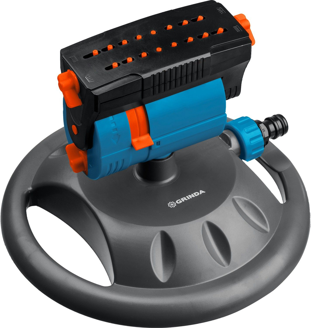 Веерный распылитель GRINDA RO-16m, 16 форсунок, на подставке, ударопрочный пластик PROLine (429349)