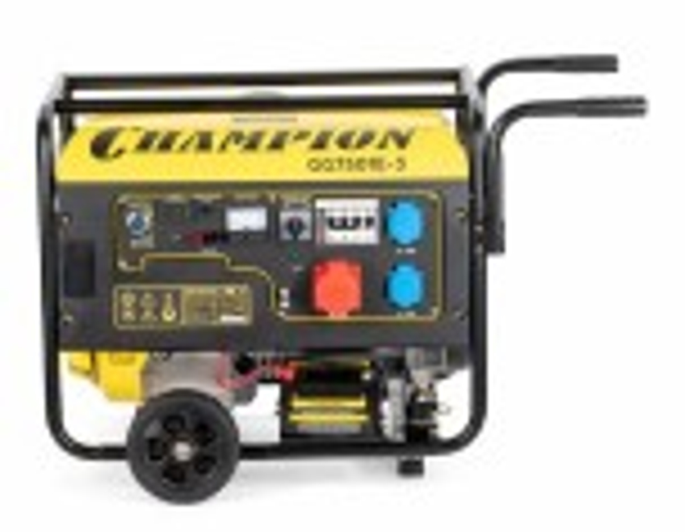 Генератор бензиновый CHAMPION GG7501E3 трехфазный GG7501E-3
