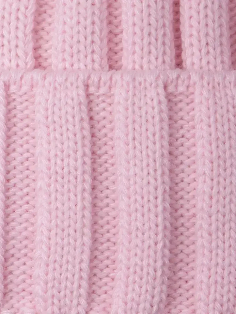 Шапка детская зимняя вязаная с помпоном